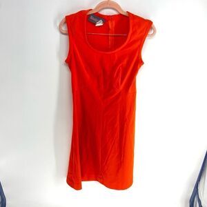 Shady Lane Women's Orange Vintage Sleeveless Sheath Dress Size 11/12